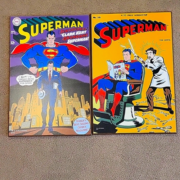 Art Superman Wooden Wall Art Poshmark